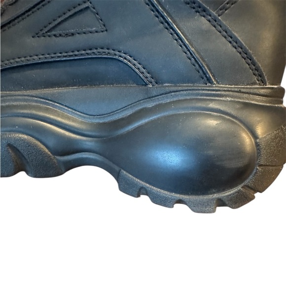 Chelsee Black Platform Chunky Women's Sneakers EU 39 - Picture 7 of 8